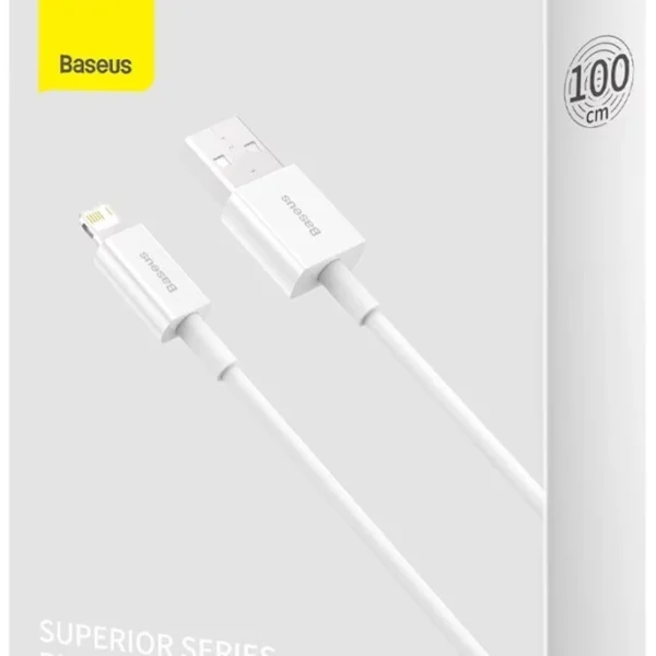 Baseus USB-A to Lightning Cable 1 Meter Superior White (CALYS-A02)
