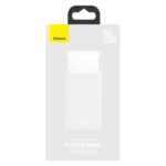 Baseus Bipow Digital Display Powerbank 10.000mAh 20W 2x USB-A & 1x USB-C White (PPDML-L02)