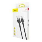 Baseus USB-A to USB-C Cable 1 Meter 3A Cafule Grey/Black (CATKLF-BG1)