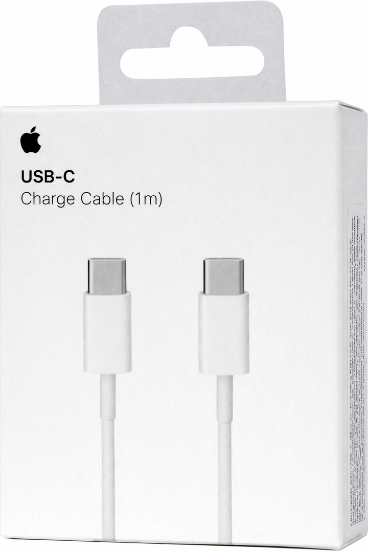 Apple20USB-C201M20cable_quicksolutions.png For Apple USB-C to USB-C Cable 1 Meter OEM White (A1997) - Afbeelding 1
