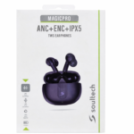 Soultech Bluetooth Earphones with Noise Cancellation 30 uur afspeelduur USB-C Black (BH050S)