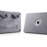 Geen Merk MacBook Pro Laptop Case 16.2-inch Grey Lining with Purple Edges