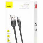 Baseus USB-A to Lightning Cable 1 Meter 2.4A Cafule Black (CALKLF-BG1)