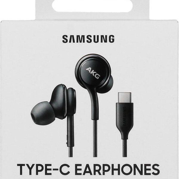 Samsung Earphones USB-C Original/Sound by AKG Black (EO-IC100BBEGEU)