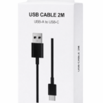 USB-A to USB-C Cable 2 Meter Black (8720230510118)